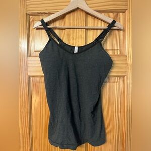 Auden Nursing Tank Heather Dark Grey Size L